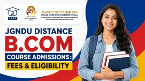 JGNDU Distance B.Com Course