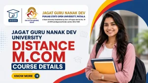 JGNDU Distance M.Com Course