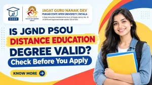JGNDU Distance Education Degree